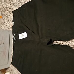 Ashley Stewart. Pull on jegging. Size women's 18. Black.  new with tags